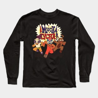 mucha lucha power WWF Long Sleeve T-Shirt